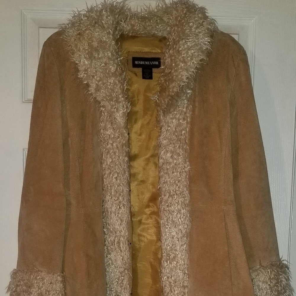 Misdemeanor Leather/Suede Coat